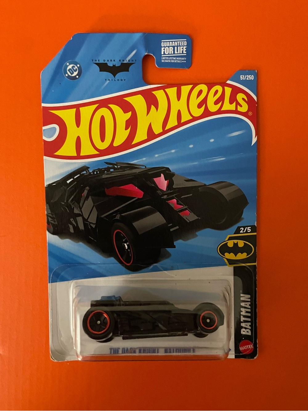 Hot Wheels 2026 The Dark Knight Batmobile 51/250 Black